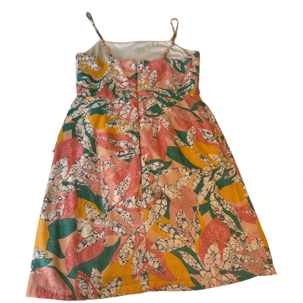 Nine West Floral‎ Print Dress Sleeveless Casual Sundress Summer Dress S